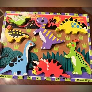 Melissa & Doug Wooden Dinosaur Puzzle